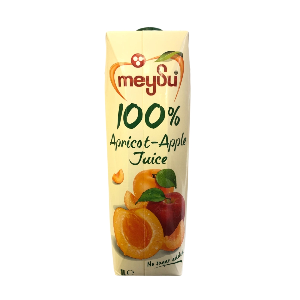 %100 Apricot and Apple Juice  - No Sugar Added 1Lt