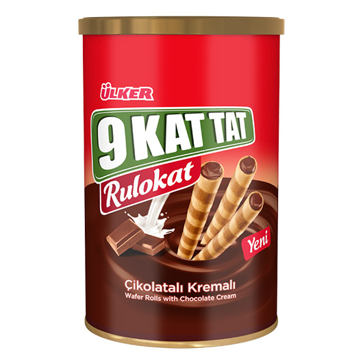 9 Layer Rulokat Chocolate Wafer 170gr.