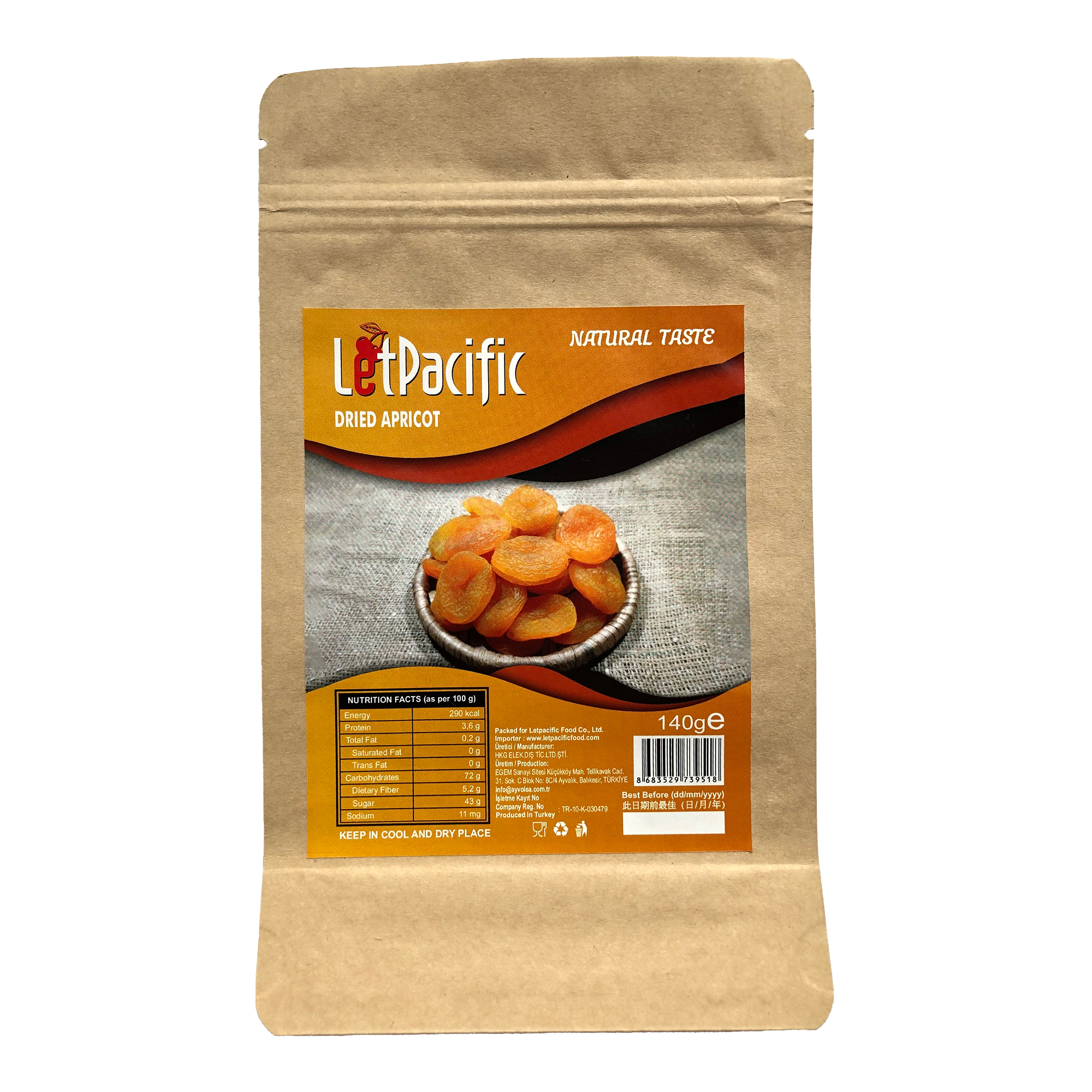 Dried Apricots 140gr.