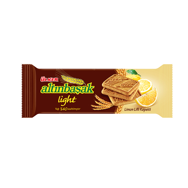 Altinbasak Light Biscuits with Lemon Fibre and Bran 50gr.