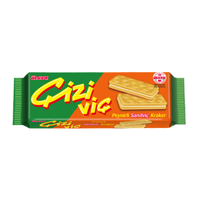 Cizivic Sandwich Cracker with Cheese Cream 82gr