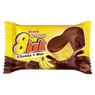 8kek Chocolate and Banana Cake 55gr.
