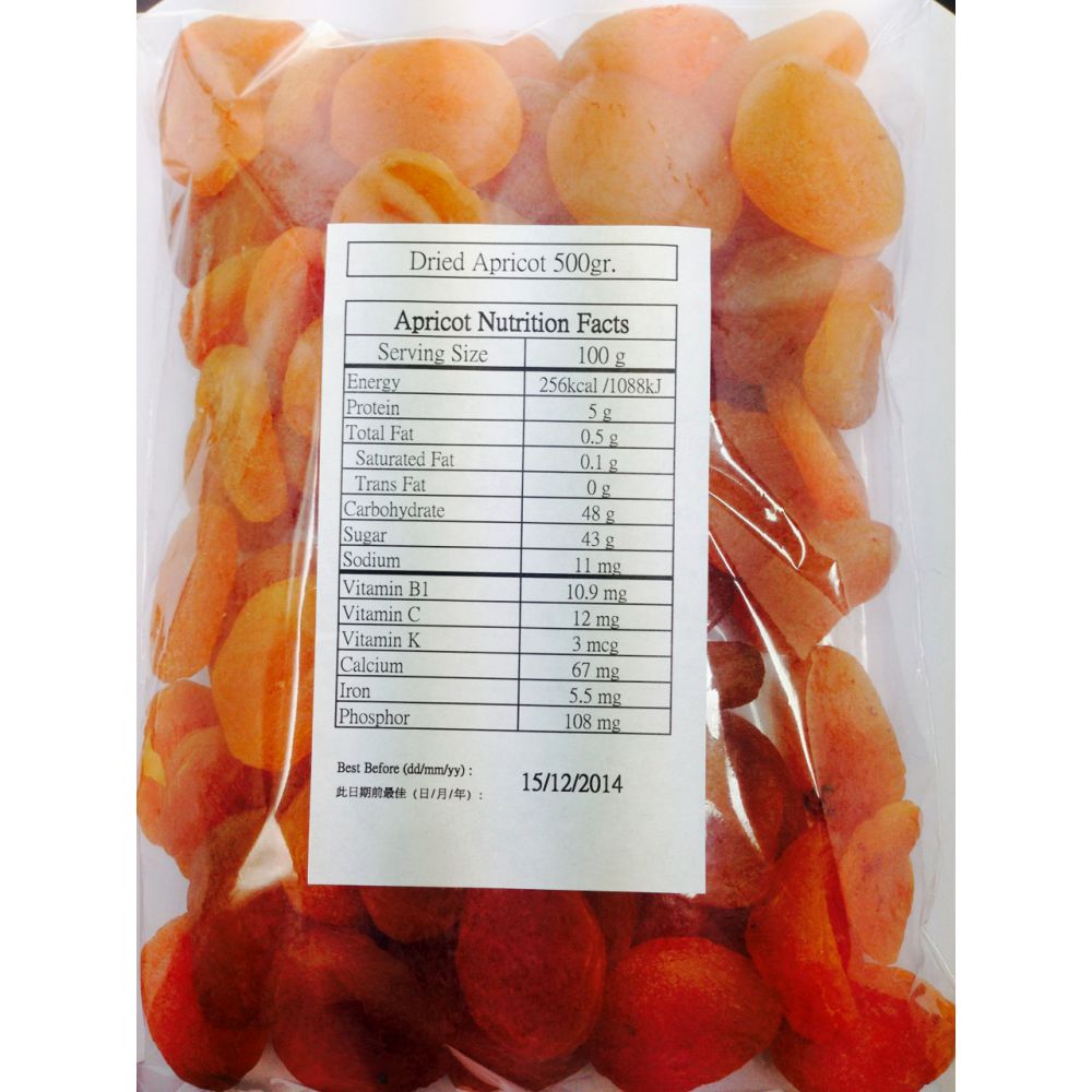 Dried Apricot 500gr.