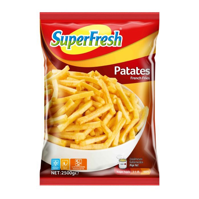 Frozen French Fries 9/9 2.5Kgs/pk