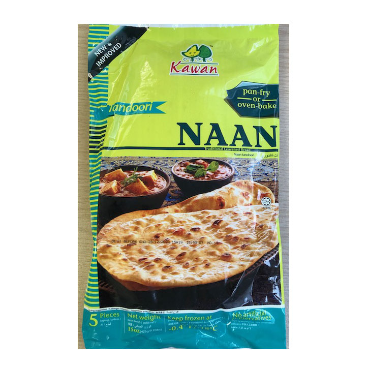 Naan Tandoori Bread 425gr (5pcs/Pk) - Malaysia