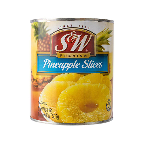 Pineapple Slices In Syrup Net:836g 