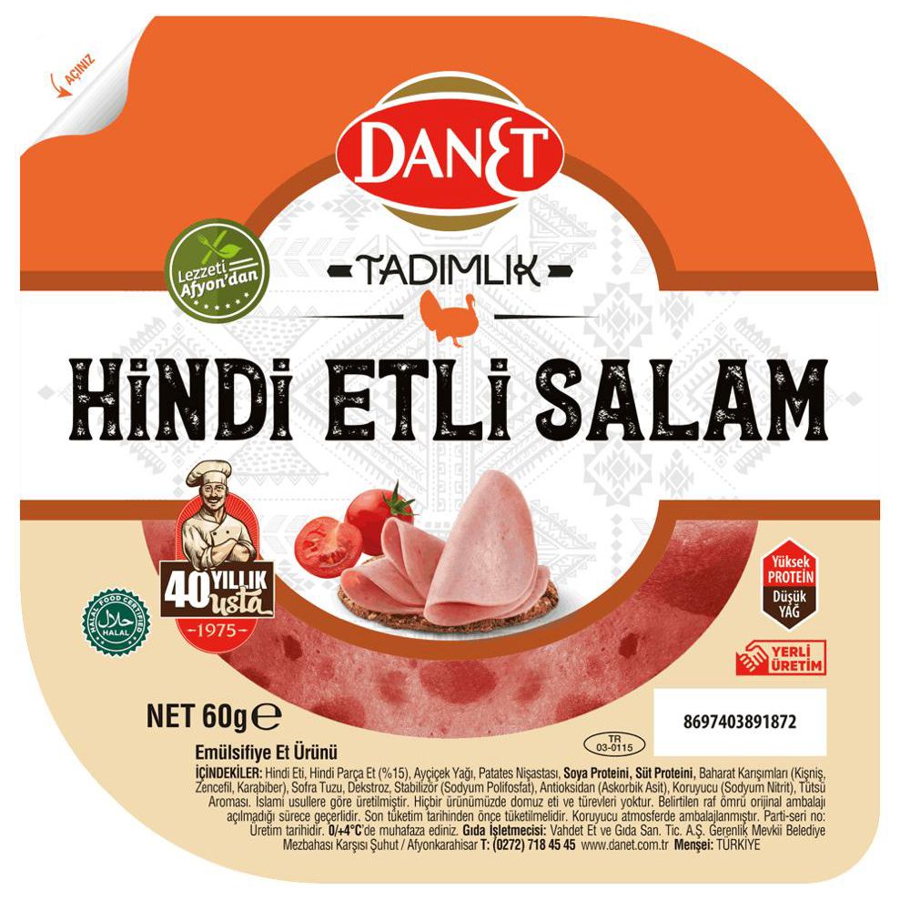 Salami Turkey Sliced 60gr.
