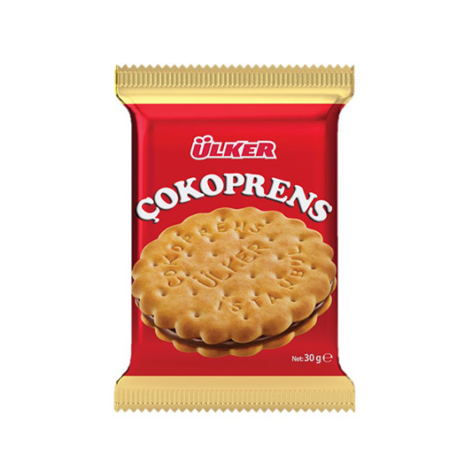 Cokoprens Sandwich Biscuits Hazelnut Cocoa Cream 30gr.