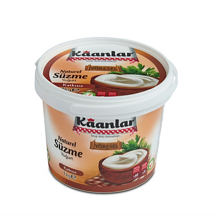 Strained Condensed Natural Plain Yogurt 1kg