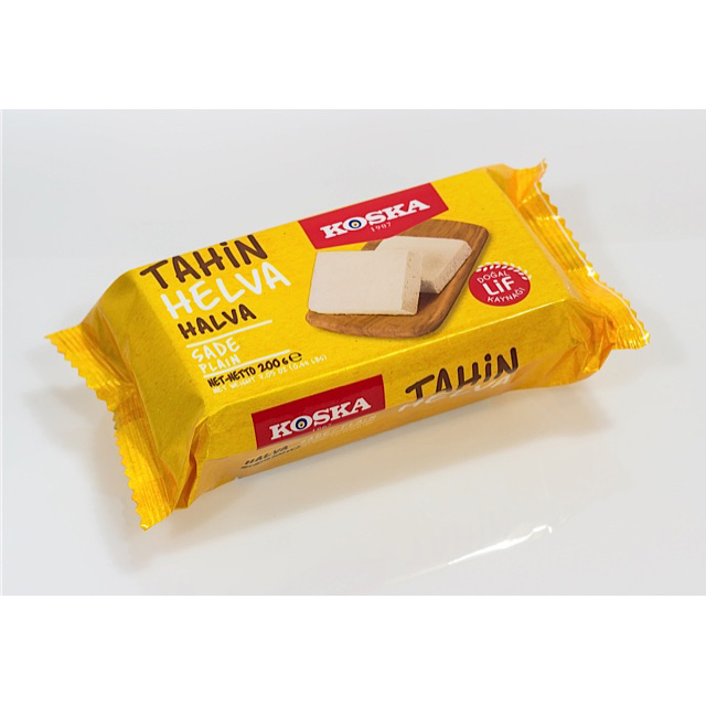 Tahini Halva Plain Flowpack 200gr